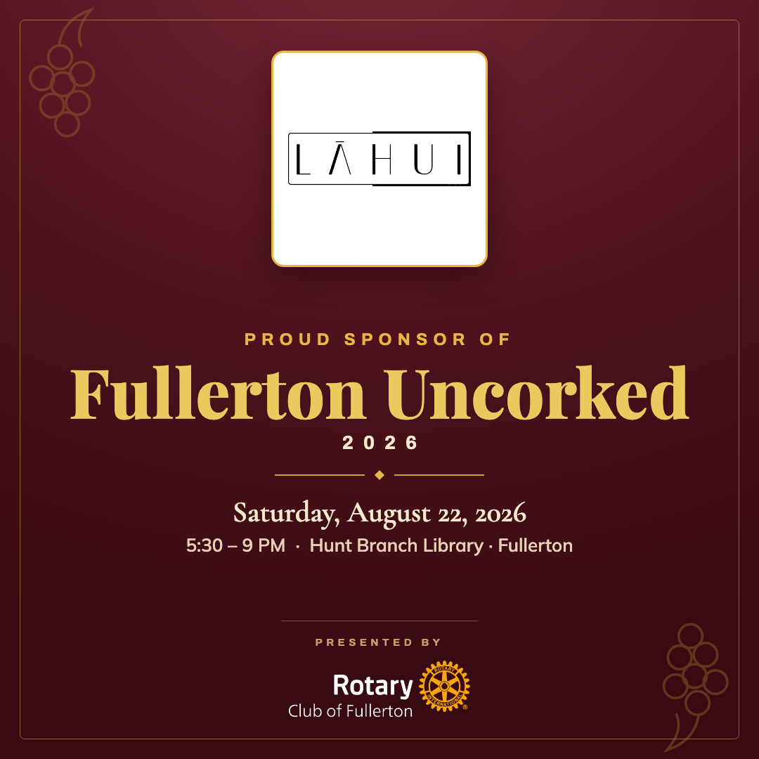 Lāhui Studio — Fullerton Uncorked co-branded graphic
