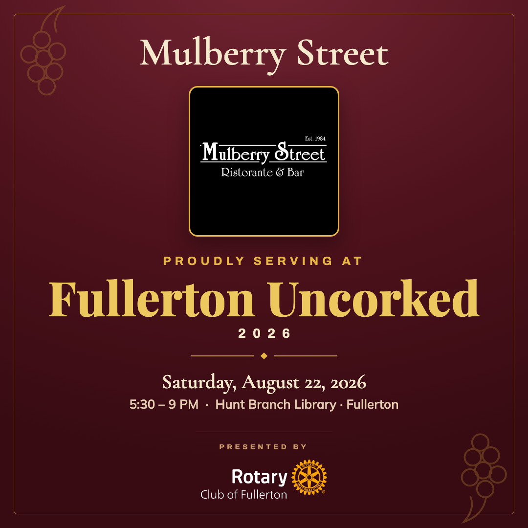 Mulberry Street — Fullerton Uncorked co-branded graphic
