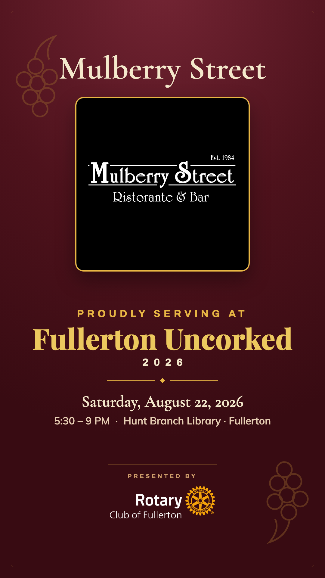 Mulberry Street story graphic, 1080 by 1920