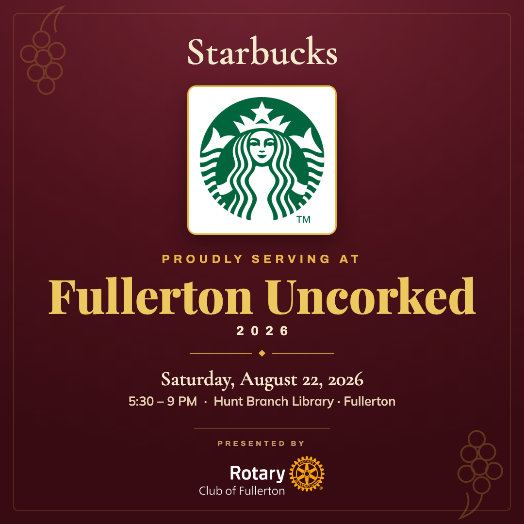 Starbucks — Fullerton Uncorked co-branded graphic